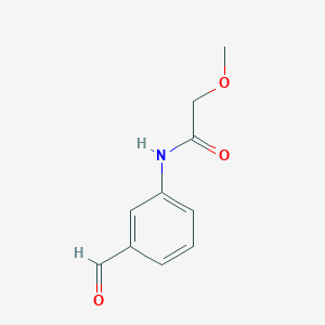 molecular formula C10H11NO3 B8758580 N-(3-formylphenyl)-2-methoxyacetamide 