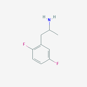 molecular formula C9H11F2N B8758626 1-(2,5-Difluorophenyl)propan-2-amine 