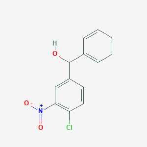 molecular formula C13H10ClNO3 B8758628 (4-Chloro-3-nitrophenyl)(phenyl)methanol 