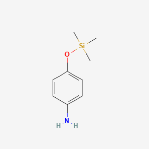 molecular formula C9H15NOSi B8758715 4-Trimethylsilyloxyaniline CAS No. 36309-42-9