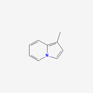molecular formula C9H9N B8758900 1-Methylindolizine 