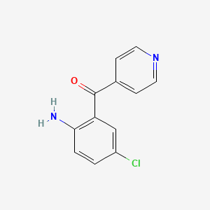 molecular formula C12H9ClN2O B8758944 (2-Amino-5-chloro-phenyl)-pyridin-4-yl-methanone CAS No. 105192-42-5