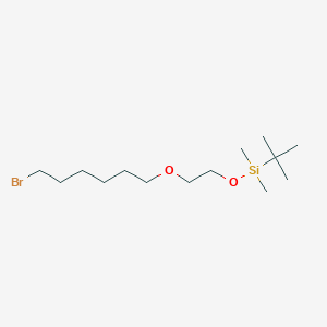 molecular formula C14H31BrO2Si B8759001 {2-[(6-Bromohexyl)oxy]ethoxy}(tert-butyl)dimethylsilane 