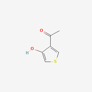 molecular formula C6H6O2S B8759099 1-(4-Hydroxy-3-thienyl)ethanone CAS No. 5556-16-1