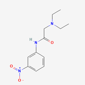 molecular formula C12H17N3O3 B8759305 2-(diethylamino)-N-(3-nitrophenyl)acetamide 