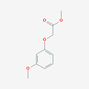 molecular formula C10H12O4 B8759366 Methyl 2-(3-methoxyphenoxy)acetate CAS No. 81720-20-9