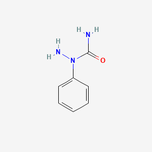 molecular formula C7H9N3O B8759373 Hydrazinecarboxamide, 1-phenyl- CAS No. 39538-93-7