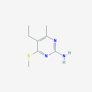 5-Ethyl-4-methyl-6-(methylsulfanyl)pyrimidin-2-amine