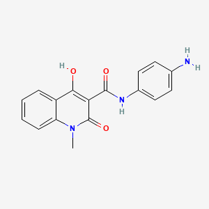 N-(4-aminophenyl)-1,2-dihydro-4-hydroxy-1-methyl-2-oxo-quinoline-3-carboxamide