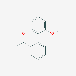 molecular formula C15H14O2 B8759461 1-(2'-Methoxy[1,1'-biphenyl]-2-yl)ethanone 