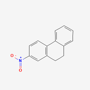 molecular formula C14H11NO2 B8759476 2-Nitro-9,10-dihydrophenanthrene CAS No. 5329-87-3