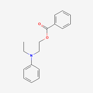 molecular formula C17H19NO2 B8759478 2-(Ethylanilino)ethyl benzoate CAS No. 51920-03-7