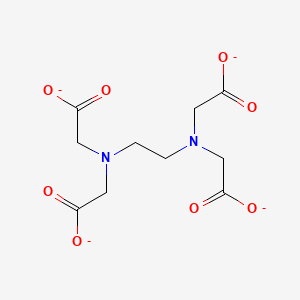 molecular formula C10H12N2O8-4 B8759487 Ethylenediaminetetraacetate CAS No. 150-43-6
