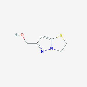 molecular formula C6H8N2OS B8759535 (2,3-Dihydropyrazolo[5,1-b]thiazol-6-yl)methanol 