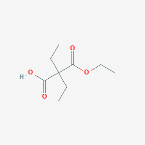 molecular formula C9H16O4 B8759555 Ethyl hydrogen diethylmalonate CAS No. 84930-02-9