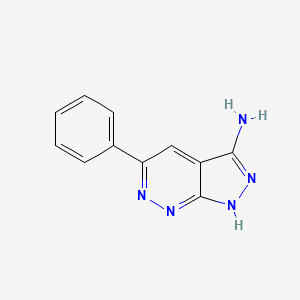 molecular formula C11H9N5 B8759684 CID 73952721 