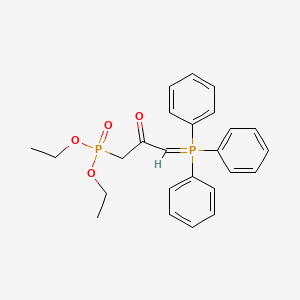 molecular formula C25H28O4P2 B8759805 Diethyl [2-oxo-3-(triphenylphosphoranylidene)propyl]phosphonate CAS No. 59925-00-7