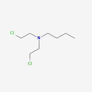 molecular formula C8H17Cl2N B8759841 Butylamine, N,N-bis(2-chloroethyl)- CAS No. 42520-97-8
