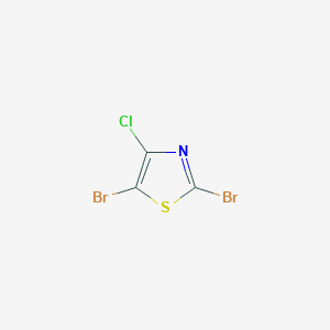 molecular formula C3Br2ClNS B8759844 2,5-Dibromo-4-chloro-1,3-thiazole 