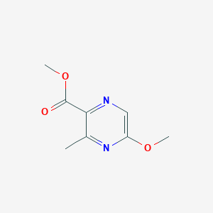molecular formula C8H10N2O3 B8759845 Methyl 5-methoxy-3-methylpyrazine-2-carboxylate 