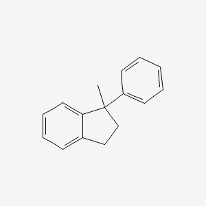 molecular formula C16H16 B8759849 1-Methyl-1-phenylindan CAS No. 79034-12-1