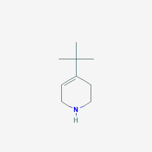 molecular formula C9H17N B8759867 4-tert-Butyl-1,2,3,6-tetrahydropyridine CAS No. 61293-33-2