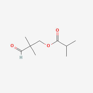 molecular formula C9H16O3 B8759967 2,2-Dimethyl-3-oxopropyl isobutyrate CAS No. 32783-82-7