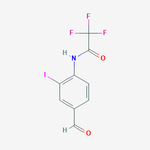 2,2,2-Trifluoro-N-(4-formyl-2-iodophenyl)acetamide
