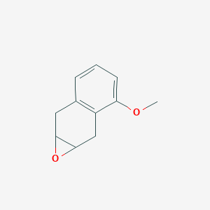 molecular formula C11H12O2 B8759997 3-Methoxy-1a,2,7,7a-tetrahydronaphtho[2,3-b]oxirene 