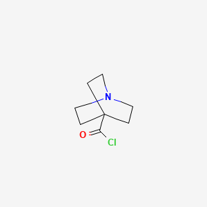 molecular formula C8H12ClNO B8760000 1-Azabicyclo[2.2.2]octane-4-carbonyl chloride CAS No. 98948-50-6