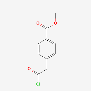 molecular formula C10H9ClO3 B8760120 Methyl 4-(2-chloro-2-oxoethyl)benzoate CAS No. 142667-04-7