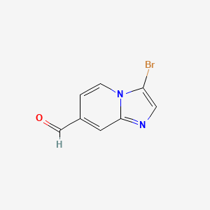 3-Bromoimidazo[1,2-a]pyridine-7-carboxaldehyde