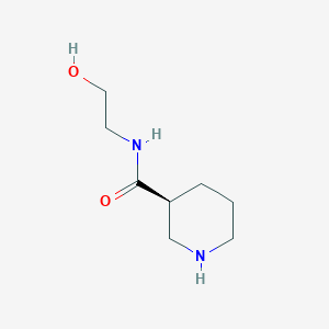 molecular formula C8H16N2O2 B8760148 (S)-Piperidine-3-carboxylic acid (2-hydroxy-ethyl)-amide CAS No. 919364-78-6