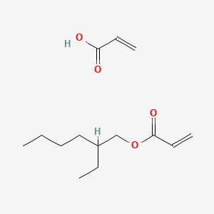 molecular formula C14H24O4 B8760174 2-Ethylhexyl prop-2-enoate;prop-2-enoic acid CAS No. 25134-51-4