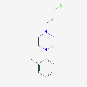 molecular formula C14H21ClN2 B8760198 1-(3-Chloropropyl)-4-(2-methylphenyl)piperazine CAS No. 6323-15-5