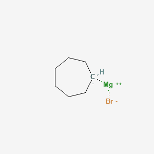 molecular formula C7H13BrMg B8760215 Cycloheptylmagnesium bromide CAS No. 78378-12-8