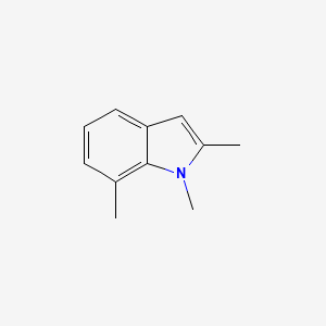 molecular formula C11H13N B8760277 1,2,7-trimethyl-1H-indole 