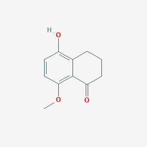 molecular formula C11H12O3 B8760287 5-hydroxy-8-methoxy-3,4-dihydro-2H-naphthalen-1-one CAS No. 51062-77-2