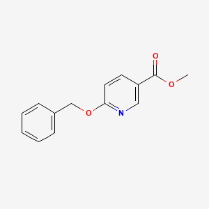 molecular formula C14H13NO3 B8760330 Methyl 6-(benzyloxy)nicotinate 
