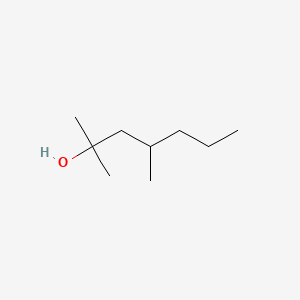molecular formula C9H20O B8760396 2-Heptanol, 2,4-dimethyl- CAS No. 65822-93-7
