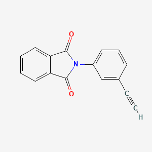 molecular formula C16H9NO2 B8760418 1,3(2H)-Isoindoledione, 2-(3-ethynylphenyl)- 