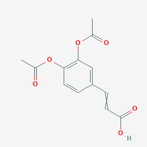 3-(3,4-Diacetyloxyphenyl)prop-2-enoic acid