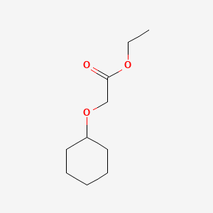 molecular formula C10H18O3 B8760450 Ethyl (cyclohexyloxy)acetate CAS No. 57941-70-5