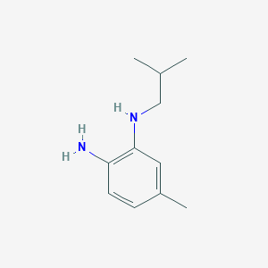 molecular formula C11H18N2 B8760456 1,2-Benzenediamine, 4-methyl-N2-(2-methylpropyl)- 