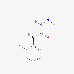 molecular formula C10H15N3O B8760503 1,1-Dimethyl-4-(O-tolyl)semicarbazide CAS No. 19102-38-6