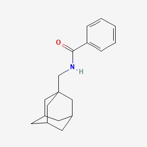 molecular formula C18H23NO B8760549 N-(1-adamantylmethyl)benzamide 