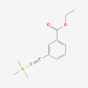 Ethyl 3-((trimethylsilyl)ethynyl)benzoate