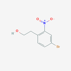 molecular formula C8H8BrNO3 B8760615 2-(4-Bromo-2-nitro-phenyl)-ethanol 