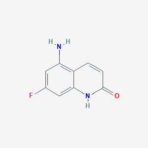 5-amino-7-fluoroquinolin-2(1H)-one