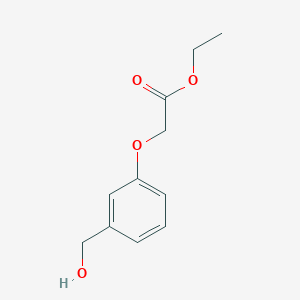 molecular formula C11H14O4 B8760655 Ethyl [3-(hydroxymethyl)phenoxy]acetate CAS No. 93306-78-6